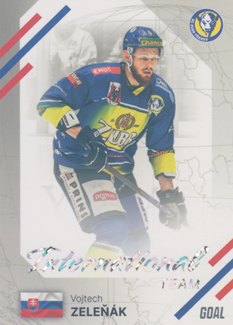 Zeleňák Vojtech 23-24 GOAL Cards Chance liga International Team Silver #IN-22