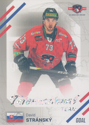Stránský David 23-24 GOAL Cards Chance liga International Team Silver #IN-29