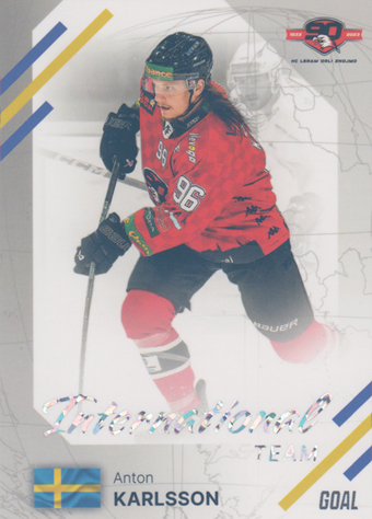 Karlsson Anton 23-24 GOAL Cards Chance liga International Team Silver #IN-30