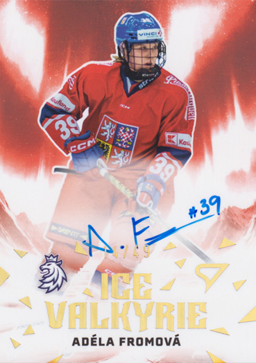 Fromová Adéla 2025 Hokejové Česko Ice Valkyrie Auto #IVS-AF