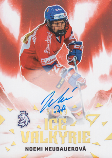 Neubauerová Noemi 2025 Hokejové Česko Ice Valkyrie Auto #IVS-NN