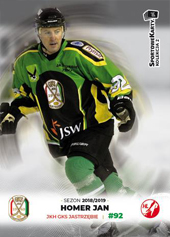 Homer Ján 18-19 Sportowekarty PHL #JA7