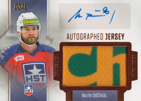 Dočekal Martin 22-23 GOAL Cards Chance liga Autographed Jersey #JA-08