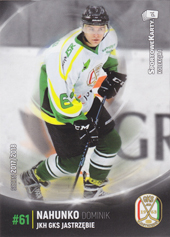 Nahunko Dominik 17-18 Sportowekarty PHL #JA19