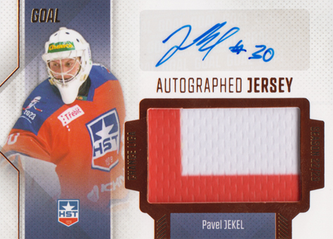 Jekel Pavel 22-23 GOAL Cards Chance liga Autographed Jersey #JA-31