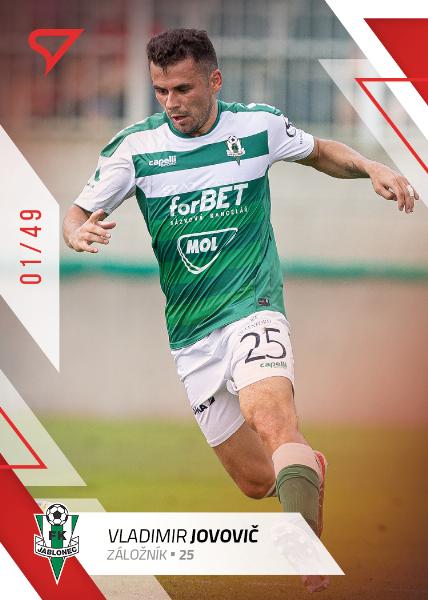 Jovović Vladimir 22-23 Fortuna Liga Red #158