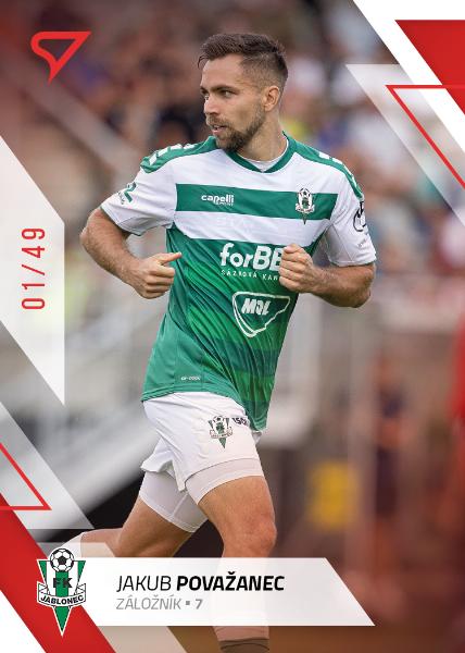 Považanec Jakub 22-23 Fortuna Liga Red #160