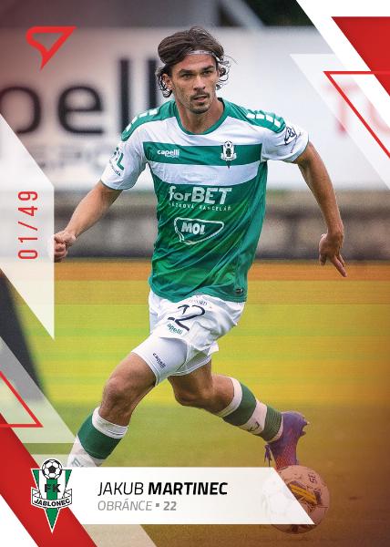 Martinec Jakub 22-23 Fortuna Liga Red #153