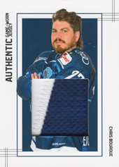 Bourque Chris 21-22 Playercards DEL Authentic Game Worn Jersey #SJ-06