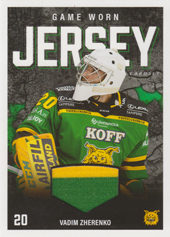 Zherenko Vadim 21-22 Cardset Game Worn Jersey #2