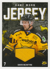 McIntyre David 21-22 Cardset Game Worn Jersey #5