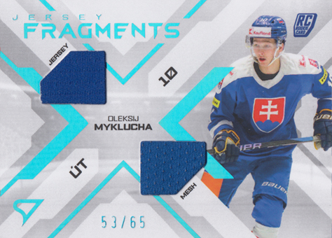 Myklukha Oleksiy 2024 Hokejové Slovensko Jersey Fragments Level 1 #JF-OM