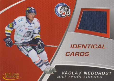Nedorost Václav 08-09 OFS Plus Jersey Identical Cards #J06
