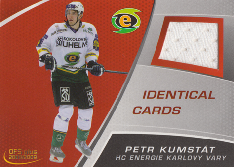 Kumstát Petr 08-09 OFS Plus Jersey Identical Cards #J09