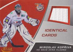 Kopřiva Miroslav 08-09 OFS Plus Jersey Identical Cards #J11