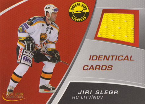 Šlégr Jiří 08-09 OFS Plus Jersey Identical Cards #J15