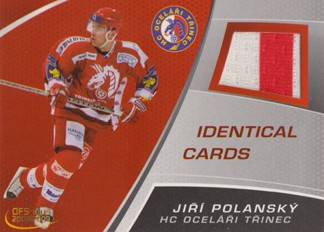 Polanský Jiří 08-09 OFS Plus Jersey Identical Cards #J20