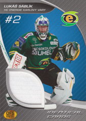 Sáblík Lukáš 09-10 OFS Plus Jersey Identical Cards #J-20