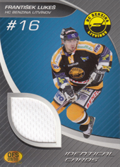 Lukeš František 09-10 OFS Plus Jersey Identical Cards #J-22