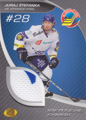 Štefanka Juraj 09-10 OFS Plus Jersey Identical Cards #J-31
