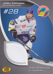 Štefanka Juraj 09-10 OFS Plus Jersey Identical Cards #J-31
