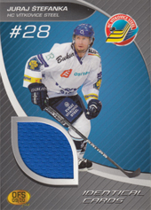 Štefanka Juraj 09-10 OFS Plus Jersey Identical Cards #J-31