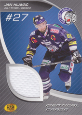 Hlaváč Jan 09-10 OFS Plus Jersey Identical Cards #J-35