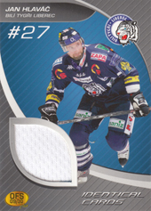 Hlaváč Jan 09-10 OFS Plus Jersey Identical Cards #J-35