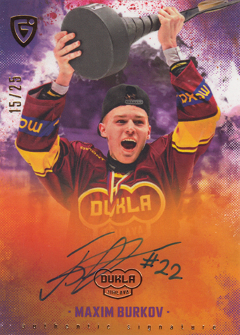Burkov Maxim 25-26 GOAL Cards Maxa liga Champions Signature #AS-04