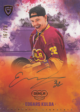 Kulda Edgars 25-26 GOAL Cards Maxa liga Champions Signature #AS-12