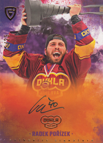 Pořízek Radek 25-26 GOAL Cards Maxa liga Champions Signature #AS-17