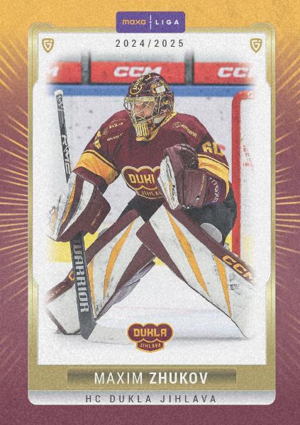 Zhukov Maksim 24-25 GOAL Cards Maxa liga Sand #JIH-01