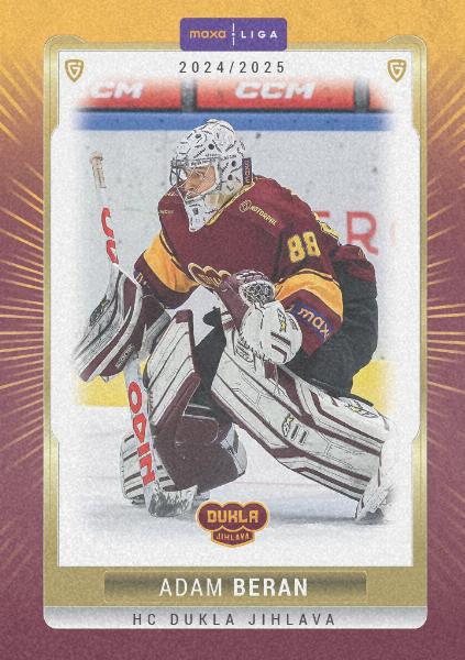 Beran Adam 24-25 GOAL Cards Maxa liga Sand #JIH-02