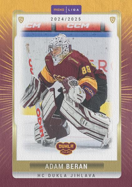 Beran Adam 24-25 GOAL Cards Maxa liga Canvas #JIH-02