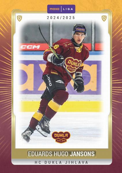 Jansons Eduards Hugo 24-25 GOAL Cards Maxa liga #JIH-05