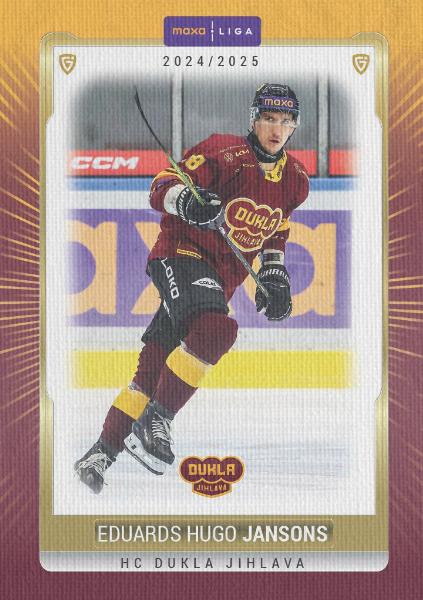 Jansons Eduards Hugo 24-25 GOAL Cards Maxa liga Canvas #JIH-05