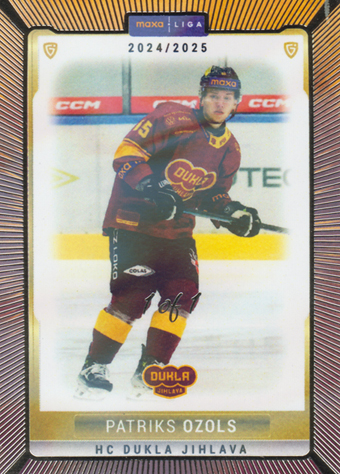 Ozols Patriks 24-25 GOAL Cards Maxa liga Neon #JIH-06