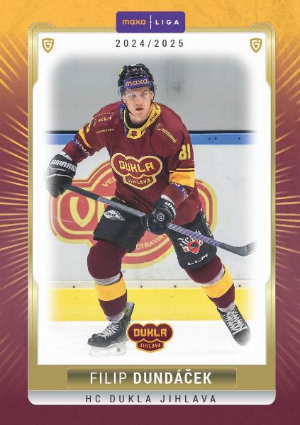 Dundáček Filip 24-25 GOAL Cards Maxa liga #JIH-08
