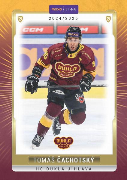 Čachotský Tomáš 24-25 GOAL Cards Maxa liga #JIH-12