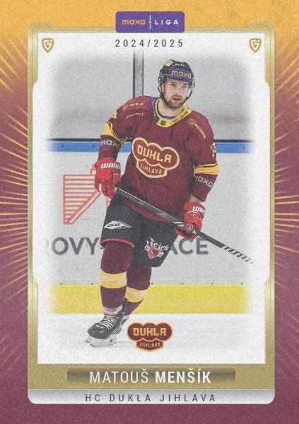 Menšík Matouš 24-25 GOAL Cards Maxa liga Sand #JIH-14