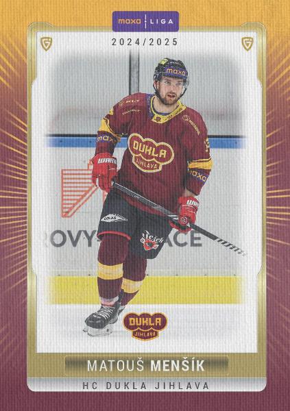Menšík Matouš 24-25 GOAL Cards Maxa liga Canvas #JIH-14