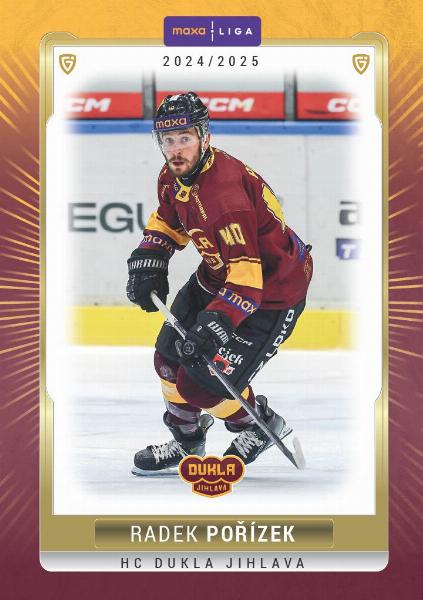 Pořízek Radek 24-25 GOAL Cards Maxa liga #JIH-19