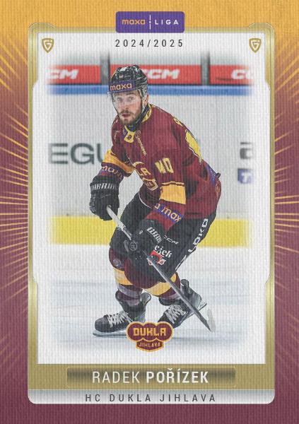 Pořízek Radek 24-25 GOAL Cards Maxa liga Canvas #JIH-19
