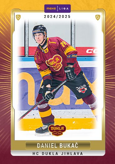 Bukač Daniel 24-25 GOAL Cards Maxa liga #JIH-23