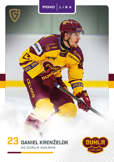 Krenželok Daniel 25-26 GOAL Cards Maxa liga #JIH-07