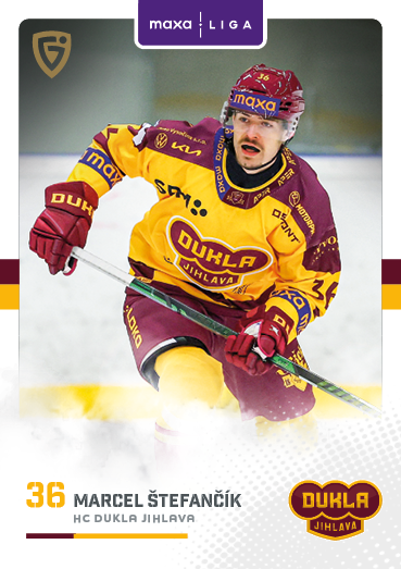 Štefančík Marcel 25-26 GOAL Cards Maxa liga #JIH-12