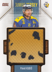 Kubiš Pavel 22-23 GOAL Cards Chance liga Jumbo Jersey #J-22