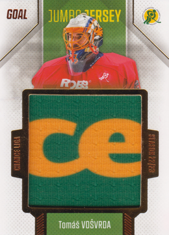 Vošvrda Tomáš 22-23 GOAL Cards Chance liga Jumbo Jersey #J-26