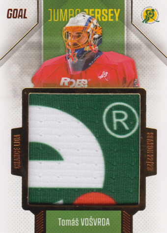 Vošvrda Tomáš 22-23 GOAL Cards Chance liga Jumbo Jersey #J-26