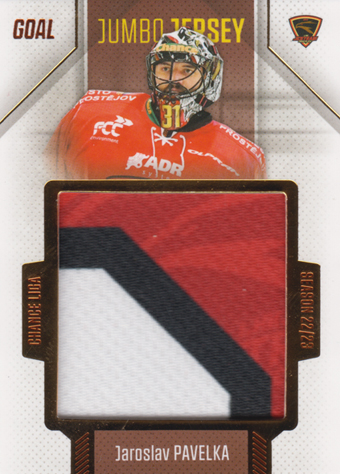 Pavelka Jaroslav 22-23 GOAL Cards Chance liga Jumbo Jersey #J-28